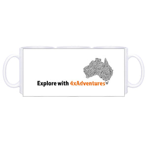 Explore with 4xAdventures - 11oz Ceramic Mug