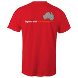 Stylish Australia Maze T-Shirt with "Explore with 4xAdventures" on back - Men's T-Shirt