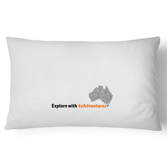 Explore with 4xAdventures Pillow Case - 100% Cotton