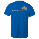 Stylish Australia Maze T-Shirt with "Explore with 4xAdventures" on back - Men's T-Shirt