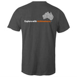 Stylish Australia Maze T-Shirt with "Explore with 4xAdventures" on back - Men's T-Shirt