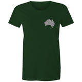 Stylish Australia Maze T-Shirt with "Explore with 4xAdventures" on back - Women's T-Shirt