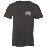 Stylish Australia Maze T-Shirt with "Explore with 4xAdventures" on back - Men's T-Shirt