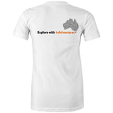 Stylish Australia Maze T-Shirt with "Explore with 4xAdventures" on back - Women's T-Shirt