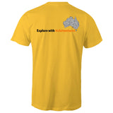 Stylish Australia Maze T-Shirt with "Explore with 4xAdventures" on back - Men's T-Shirt