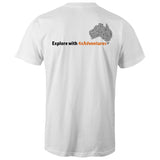 Stylish Australia Maze T-Shirt with "Explore with 4xAdventures" on back - Men's T-Shirt