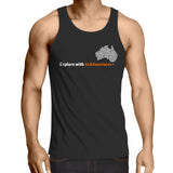 Explore with 4xAdventures - Men's Singlet Top