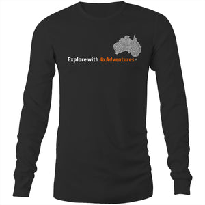 Explore with 4xAdventures - Long Sleeve T-Shirt